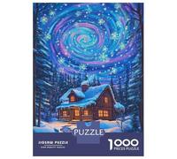 Jigsaws for Adults1000 Pieces Whispering Snowy Night Jigsaw Puzzle Relaxing Games Birthday Present Deal As Gifts for The Whole Family 70x50cm/1000pcs