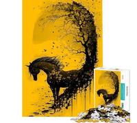 Jigsaws for Adults1000 Pieces Wild Horse Freedom Nature Jigsaw 1000 Pieces Toy Wall Decor Presents for Women for Is Ideal As A Gifts (38x26cm)