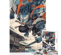 Jigsaws for Adults1000 Pieces Wind Lion God Impossible Game But Fun And Humorous Educational Toy Gifts for Friends And Family (52X38cm)