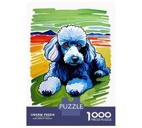 Jigsaws for Adults1000 Pieces WORLD POODLE DAY POSTER Jigsaw for Adults Brain Teaser Game Staycation Kill Time for Birthday, Chrismas 52x38cm/1000pcs