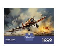 Jigsaws for Adults1000 Pieces World War II Aircraft Art Prints Jigsaw for Adults Relax Games Analysis And Logic Deal As Gifts for The Whole Family 52x38cm/1000pcs