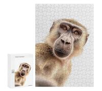 Jigsaws for Adults300 PCS A Baboon Taking A Selfie Jigsaw for Adults Toy Wall Decor Presents for Women Help The Brain Exercise 300 PCS
