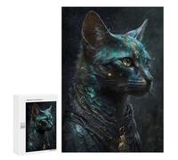Jigsaws for Adults300 PCS Abyssinian Cat Nobility Jigsaw for Adults Toy Wall Decor Presents for Women Help The Brain Exercise 300 PCS