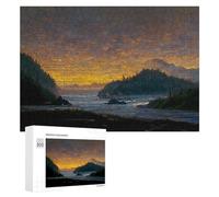 Jigsaws for Adults300 PCS Acadia National Park Jigsaw Puzzle Brain Teaser Game Analysis And Logic Deal As Gifts for The Whole Family 300 PCS