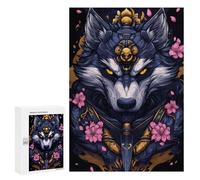 Jigsaws for Adults300 PCS Alaskan Malamute DogSamurai Art Jigsaws for Adults Brain Teaser Game Analysis And Logic Stress Reduction Gifts 300 PCS