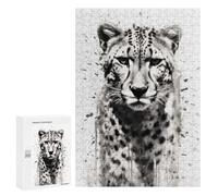 Jigsaws for Adults300 PCS Cheetah Jungle Elegance Jigsaw for Adults Toy Wall Decor Presents for Women Help The Brain Exercise 300 PCS