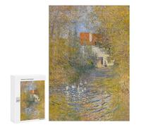 Jigsaws for Adults300 PCS Claude Monets The Geese Jigsaw for Adults Toy Wall Decor Presents for Women Help The Brain Exercise 300 PCS