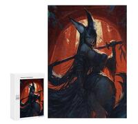 Jigsaws for Adults300 PCS Dark Fantasy Warrior Artwork Jigsaw Puzzles for Adults Staycation Kill Time Help The Brain Exercise Family Fun & Game Night 300 PCS