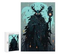 Jigsaws for Adults300 PCS Epic Mysterious Druid Jigsaw for Adults Toy Wall Decor Presents for Women Help The Brain Exercise 300 PCS