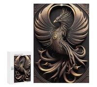 Jigsaws for Adults300 PCS Eternal Flame Phoenix Jigsaw Puzzle Brain Teaser Game Analysis And Logic Deal As Gifts for The Whole Family 300 PCS