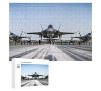 Jigsaws for Adults300 PCS F35 Lightning II Jigsaw Puzzle Brain Teaser Game Analysis And Logic Deal As Gifts for The Whole Family 300 PCS