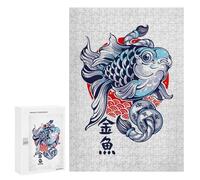Jigsaws for Adults300 PCS Fish Japan Teenagers Puzzles Hands-on Game Presents for Women Unique Birthday And Gifts 300 PCS