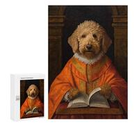 Jigsaws for Adults300 PCS Goldendoodle The Pope Jigsaw Puzzle Brain Teaser Game Analysis And Logic Deal As Gifts for The Whole Family 300 PCS