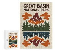 Jigsaws for Adults300 PCS Great Basin National Park Illustration Jigsaws for Adults Brain Teaser Game Analysis And Logic Stress Reduction Gifts 300 PCS