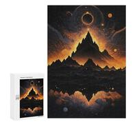 Jigsaws for Adults300 PCS Moonlit Majesty Mountain Adult Jigsaw Puzzle DIY Toys Precision Cutting Deal As Gifts for The Whole Family 300 PCS