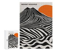 Jigsaws for Adults300 PCS Mount Vesuvius Abstract Art Jigsaws for Adults Brain Teaser Game Analysis And Logic Stress Reduction Gifts 300 PCS