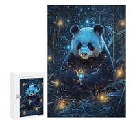 Jigsaws for Adults300 PCS Panda in Magical Bamboo Forest Jigsaw for Adults Toy Wall Decor Presents for Women Help The Brain Exercise 300 PCS