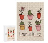 Jigsaws for Adults300 PCS Plants Are Friends Garden Jigsaw Puzzle Brain Teaser Game Analysis And Logic Deal As Gifts for The Whole Family 300 PCS