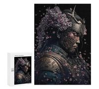 Jigsaws for Adults300 PCS Samurai Warrior with Cherry Blossoms-8 Jigsaw Puzzles for Adults Staycation Kill Time Help The Brain Exercise Family Fun & Game Night 300 PCS