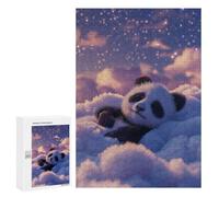 Jigsaws for Adults300 PCS Sleeping Panda Bear Jigsaw for Adults Toy Wall Decor Presents for Women Help The Brain Exercise 300 PCS