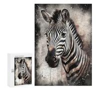 Jigsaws for Adults300 PCS Zebra Ink Art Jigsaw for Adults Toy Wall Decor Presents for Women Help The Brain Exercise 300 PCS