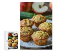Jigsaws for Adults300 PCS Zucchini Herb Muffins Jigsaw for Adults Toy Wall Decor Presents for Women Help The Brain Exercise 300 PCS