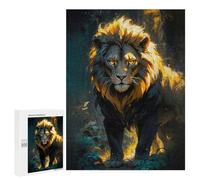 Jigsaws for Adults500 PCS A Lion Surveys Its Domain Jigsaw for Adults Toy Wall Decor Presents for Women Help The Brain Exercise 500 PCS