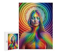 Jigsaws for Adults500 PCS Awakening in Rainbow Jigsaw for Adults Toy Wall Decor Presents for Women Help The Brain Exercise 500 PCS