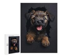 Jigsaws for Adults500 PCS Border Terrier Teenagers Puzzles Hands-on Game Presents for Women Unique Birthday And Gifts 500 PCS
