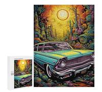 Jigsaws for Adults500 PCS Car Art Print Jigsaw Puzzles for Adults Staycation Kill Time Help The Brain Exercise Family Fun & Game Night 500 PCS