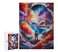 Jigsaws for Adults500 PCS Colorful Cloud Space Jigsaw for Adults Toy Wall Decor Presents for Women Help The Brain Exercise 500 PCS
