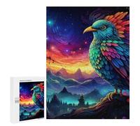 Jigsaws for Adults500 PCS Colorful Fantasy Bird Artwork Adult Jigsaw Puzzle DIY Toys Precision Cutting Deal As Gifts for The Whole Family 500 PCS