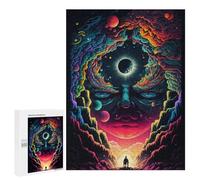 Jigsaws for Adults500 PCS Cosmic Journey Poster Jigsaw Puzzles for Adults Staycation Kill Time Help The Brain Exercise Family Fun & Game Night 500 PCS