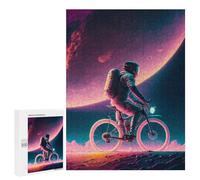 Jigsaws for Adults500 PCS Cycling Space Astronaut Jigsaw for Adults Toy Wall Decor Presents for Women Help The Brain Exercise 500 PCS