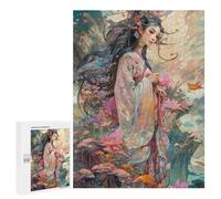 Jigsaws for Adults500 PCS Fantasy Asian Beauty Artwork Jigsaws for Adults Brain Teaser Game Analysis And Logic Stress Reduction Gifts 500 PCS