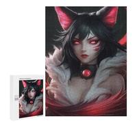 Jigsaws for Adults500 PCS Fox Ear Anime Girl Jigsaw Puzzles for Adults Staycation Kill Time Help The Brain Exercise Family Fun & Game Night 500 PCS