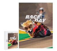 Jigsaws for Adults500 PCS Fox Leading Race Day Jigsaw for Adults Toy Wall Decor Presents for Women Help The Brain Exercise 500 PCS