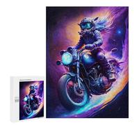Jigsaws for Adults500 PCS Galactic Motorcycle Ride -5 Jigsaws for Adults Brain Teaser Game Analysis And Logic Stress Reduction Gifts 500 PCS