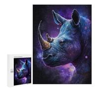 Jigsaws for Adults500 PCS Galactic Rhino Profile-4 Jigsaws for Adults Brain Teaser Game Analysis And Logic Stress Reduction Gifts 500 PCS