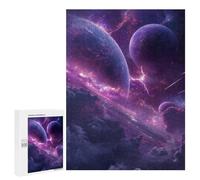 Jigsaws for Adults500 PCS Galactic Storms Cosmic Energy Display Jigsaw Puzzles for Adults Staycation Kill Time Help The Brain Exercise Family Fun & Game Night 500 PCS