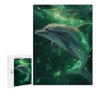 Jigsaws for Adults500 PCS Glowing Oceanic Delight-1 Jigsaw Puzzles for Adults Staycation Kill Time Help The Brain Exercise Family Fun & Game Night 500 PCS
