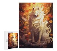 Jigsaws for Adults500 PCS Kitsune Fox Animal Jigsaws for Adults Brain Teaser Game Analysis And Logic Stress Reduction Gifts 500 PCS