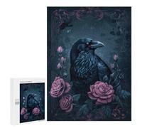 Jigsaws for Adults500 PCS Night Crow Jigsaw for Adults Toy Wall Decor Presents for Women Help The Brain Exercise 500 PCS