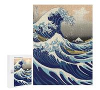 Jigsaws for Adults500 PCS Original Full Great Wave Jigsaw for Adults Toy Wall Decor Presents for Women Help The Brain Exercise 500 PCS