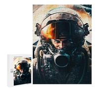 Jigsaws for Adults500 PCS Paint Fighter Pilots Jigsaw for Adults Toy Wall Decor Presents for Women Help The Brain Exercise 500 PCS