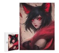 Jigsaws for Adults500 PCS Red-Eyed Fox Fantasy Artwork Jigsaw Puzzles for Adults Staycation Kill Time Help The Brain Exercise Family Fun & Game Night 500 PCS