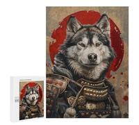 Jigsaws for Adults500 PCS Samurai Wolf Armor Art Print-1 Jigsaw Puzzles for Adults For Family Fun Challenging To Complete Learning Educational Toys 500 PCS