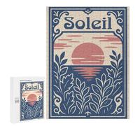 Jigsaws for Adults500 PCS Soleil Art Nouveau Landscape Poster Jigsaws for Adults Brain Teaser Game Analysis And Logic Stress Reduction Gifts 500 PCS