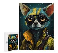Jigsaws for Adults500 PCS Steampunk Lemur Elegance Jigsaw for Adults Toy Wall Decor Presents for Women Help The Brain Exercise 500 PCS