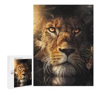 Jigsaws for Adults500 PCS The Hiding Lion Jigsaw for Adults Toy Wall Decor Presents for Women Help The Brain Exercise 500 PCS